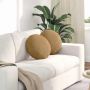 Sėdynių pagalvėlės 2 pcs Ruda Ø 40 x 13 cm Aksomas