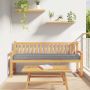 Pallet pagalvių rinkinys 2 pcs Pilka 200 x 40 x 8 cm