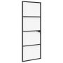 Namų durys 76 x 201,5 x 3,5 cm Aliuminis ir Temperuotas Stiklas