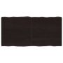 Stalviršis, tamsiai ruda, 120x60x(2-4) cm, medienos masyvas