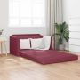 Sofa lova 110cm Vyno raudona audinys