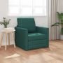Sofa lova 60cm Tamsiai žalia audinys