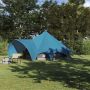 Teepee palapinė su stogu Mėlyna ir Pilka 600 x 600 x 347 cm