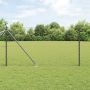 Tvorelės stulpas Pilka 100 x 1 m (50 mm akies) Plienas ir PVC
