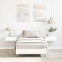 Lovos rėmas Be Čiužinio Baltas 90x190 cm Inžinierinė mediena