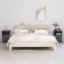 Naktinės spintelės HAMAR, 2vnt., pilkos, 40x35x62cm, pušis