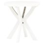 Bistro staliukas, baltos spalvos, plastikas, 70cm skersmens
