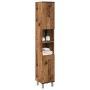 Vonios spintelė Old Wood 30x30x179 cm Engineered Wood