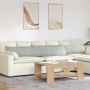 Sofa Pagalvės 2 pcs Šviesiai pilka 200 x 40 cm