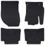 Automobilių kilimėlis 4 pcs Juoda TPE