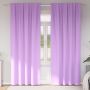 Užuolaidos su žiedais, blokuojančios šviesą 2 pcs Violetinė