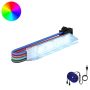 LED juosta 2 pcs Juoda ir daugiaspalvė 1745 mm