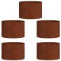 Vazonų žiedas 5 pcs Ruda 30 x 30 x 20 cm