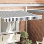 Markizės apdailė Antracito ir baltos 230 x 20 cm Drobė
