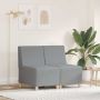 Modulinis sofa vienetas be rankų 2 pcs Šviesiai pilka