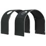 Lovos tunelis 2 pcs Juoda 211 x 52,5 x 2 cm Poliesteris