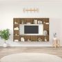 TV spintelių komplektas 4 pcs Ruda 37 x 37 x 142,5 cm