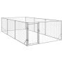 Lauko šunų voljeras su durelėmis, 2x4x1m, cinkuotas plienas