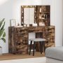 Makiažo stalas 3 pcs Ruda 40 x 41 x 135 cm Apdirbta mediena