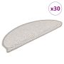 Laiptų kilimėliai Lipni Sisal-Look 30 vnt 65x21x4 cm Platina