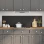 Virtuvės užpakalinė plokštė 2 pcs Juoda 90 x 50 cm