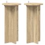 Augalų stovas 2 pcs Sonoma ąžuolas 29,5 x 29,5 x 60 cm