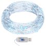 Mikro LED girlianda, 40m, 400 šaltų baltų LED, 8 funkcijos