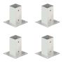Stulpų pagrindai, 4vnt., galvanizuotas metalas, 71mm
