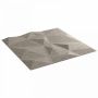 Sienų plokštės 48 pcs Betono Pilka 50 x 50 cm XPS Putplastis