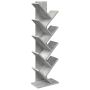 Medinis bibliotekos stovas 6-lygių 30 x 18 x 100 cm