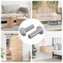 Varžtas 2 pcs Sidabro 8 x 25 mm Plienas