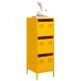 Highboard Garstyčių geltona 39x35x103,5 cm Plienas