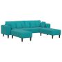 Sofa su pagalve 3 pcs Turkio Aksomas