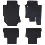 Automobilių kilimėlis 4 pcs Juoda Guma