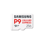 Samsung P9 Express | MicroSD Card | 256 GB | microSDXC | Flash memory class U3, V30, A1