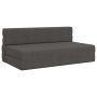 Sulankstomas Sofas-Lova Tamsiai pilka 203 x 152 x 15 cm