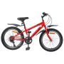 Vaikų Dviratis 20 Colių 6-Speed 6-11 metų amžiaus Raudona