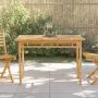 Sodo valgomojo stalas, 110x55x75cm, bambukas