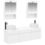 Vonios spintos komplektas 5 pcs Balta 50 x 14,5 x 70 cm