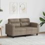 Dvivietė sofa, taupe spalvos, 120cm, mikropluošto audinys
