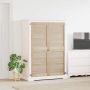 Spintelės durys su durimis 2 pcs Natūrali 49,5 x 2,1 x 140,5 cm