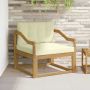 Lauko Vidurinis Sofa Poliesteris Balta