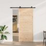 Slankios durys Natūrali 80 x 208 cm Pušies medienos masyvas