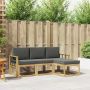 Lauko sofos komplektas 4 pcs