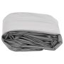 Tentas, pilkos spalvos, 1,5x2,5m, 650g/m²