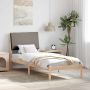 Lovos rėmas Ruda ir taupe 75 x 190 cm Pušies masyvas