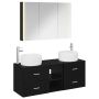 Vonios baldų rinkinys 4 pcs Juodojo ąžuolo