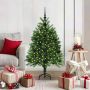 Kalėdų eglutė su 150 LED s stovu Žalia 120 cm PE