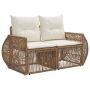 Sodo sofa 2-Vietų skaičius Smėlio poliratanas