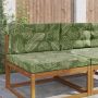 Lauko sofa pagalvėlė 2 pcs Lapų dizainas Poliesteris